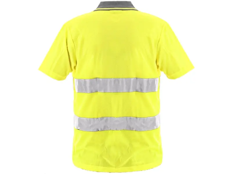 Pánská reflexní polokošile DOVER, žlutá, vel. 2XL